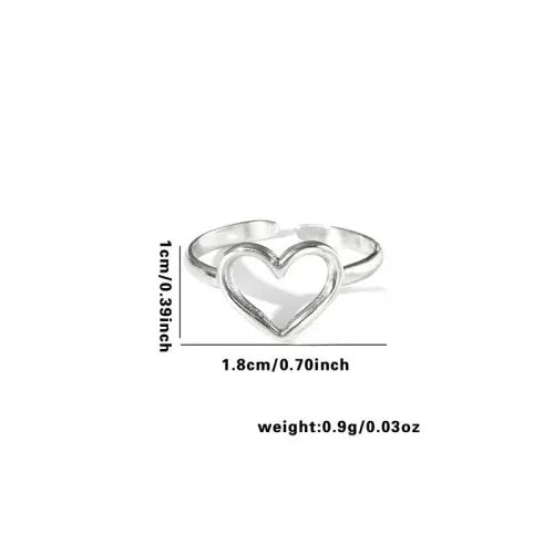 Titanium Steel Fish Tail Ring for Women Adjustable Opening TYR0366