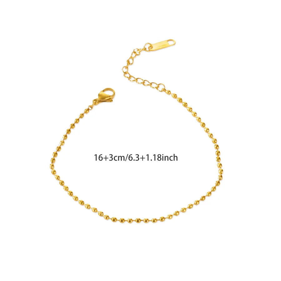 Gold Plated Figaro Chain Bracelet for Women G1901 18k