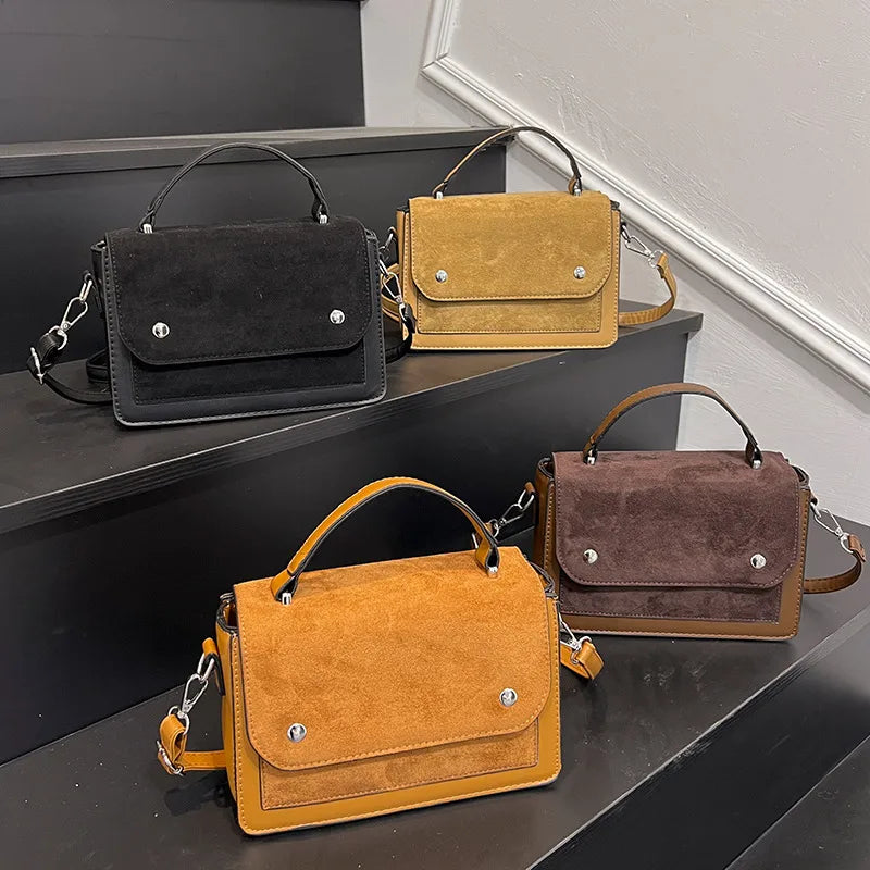 Large Square PU Leather Shoulder Bag – Smiling Maria - Smiling Maria - Everything For Women