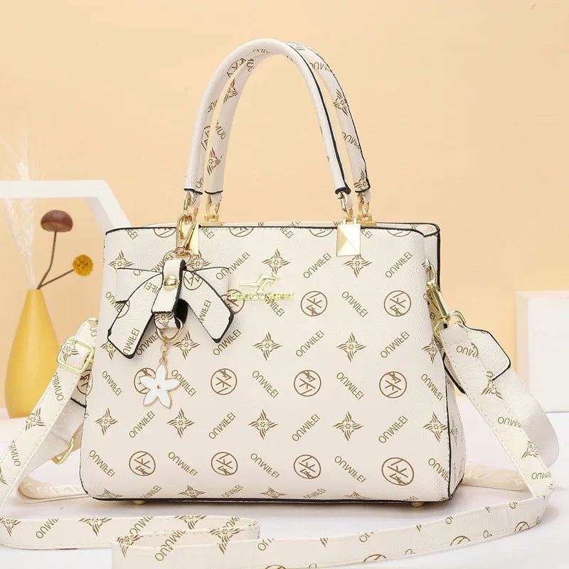 Elegant PU Leather Shoulder Crossbody Handbag