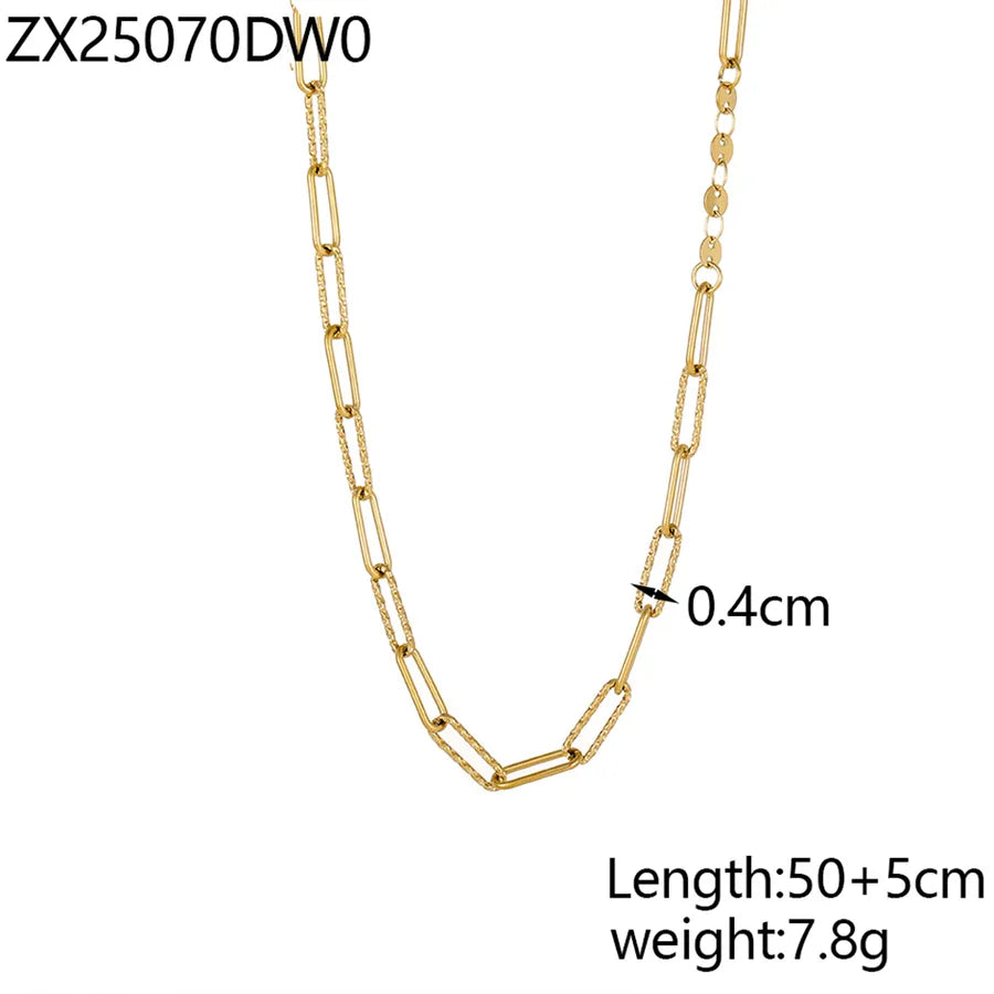 Handmade Natural Stone Layered Necklace ZX25070DW0