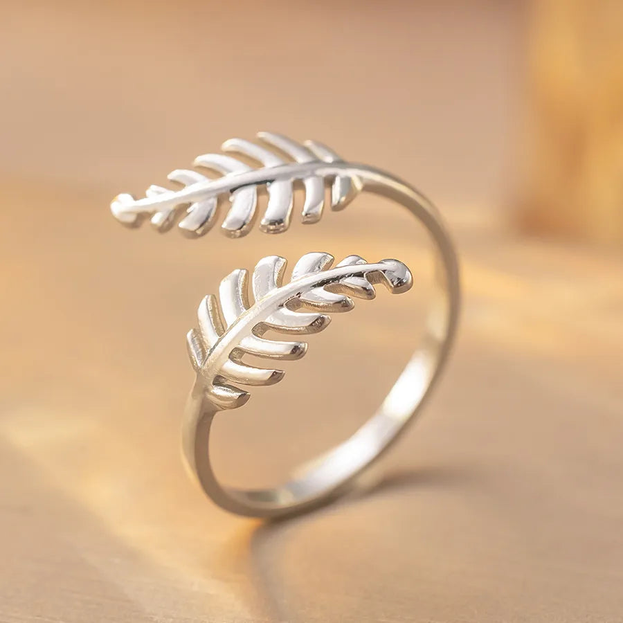 Geometric Titanium Steel Open Ring K266 Steel Color Ring Open