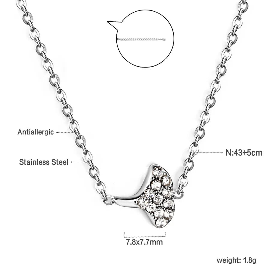 Gold Plated Star Butterfly Heart Pendant Necklace NE2C0502S