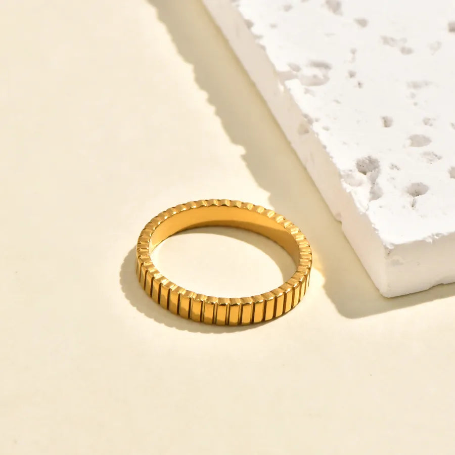 Gold Plated Irregular Heart Shell Ring