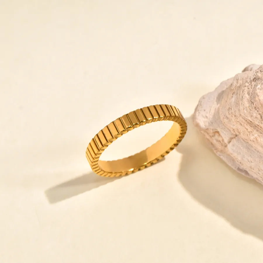 18K Gold Plated Double Layer Zircon Ring