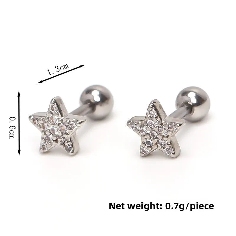 Star Diamond Ear Cuff – 18K Gold Stainless Steel