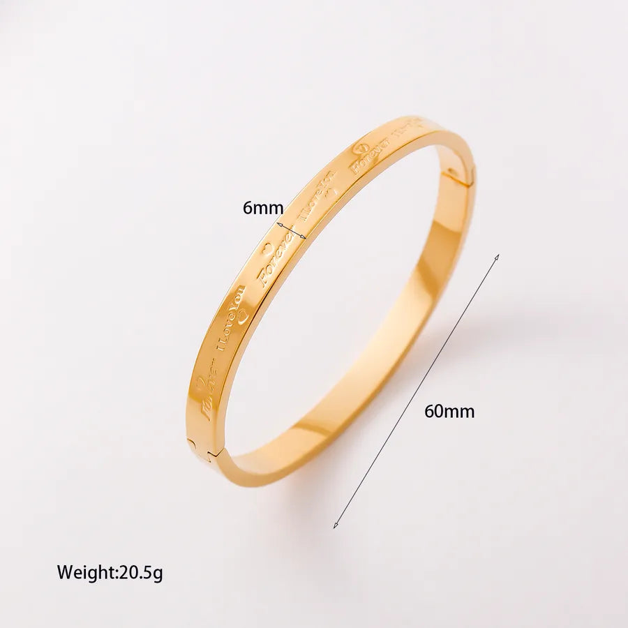 Abstract Color Block Gold Bracelet for Women YM4097