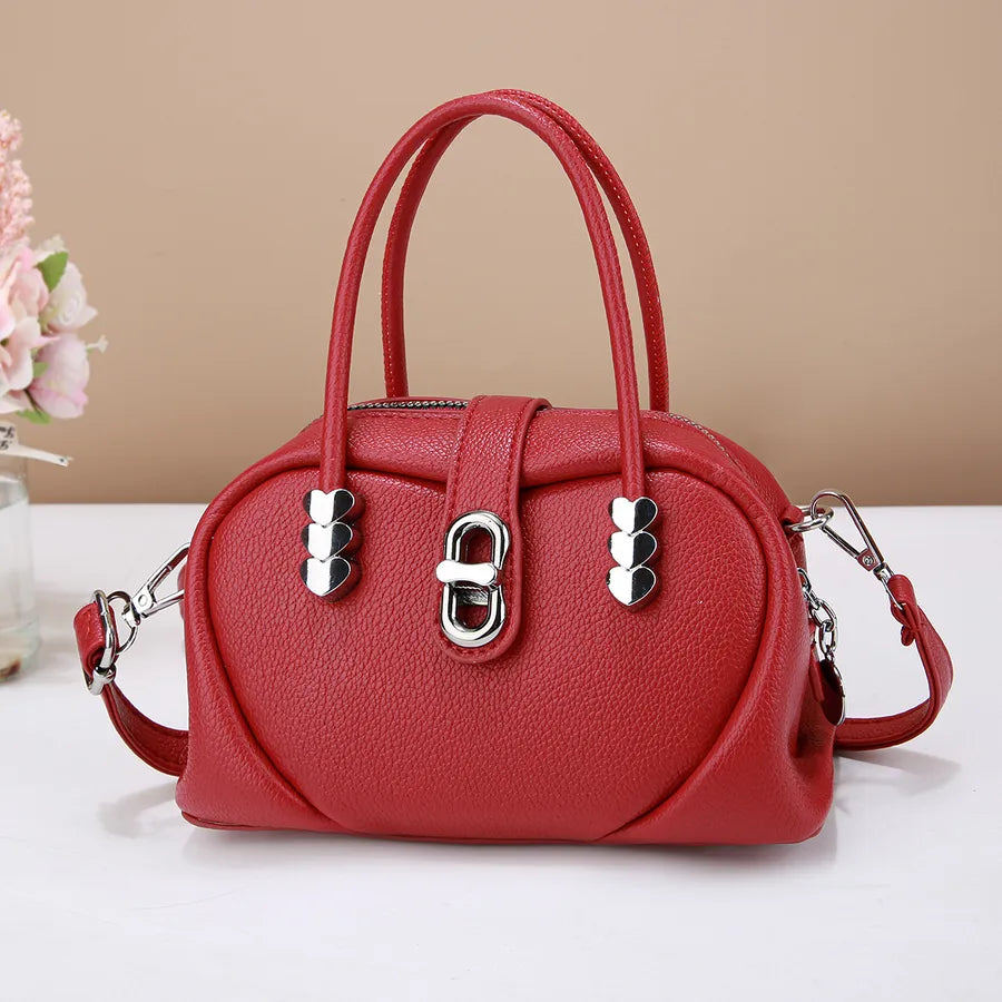Stylish Large Summer Crossbody Handbag Red