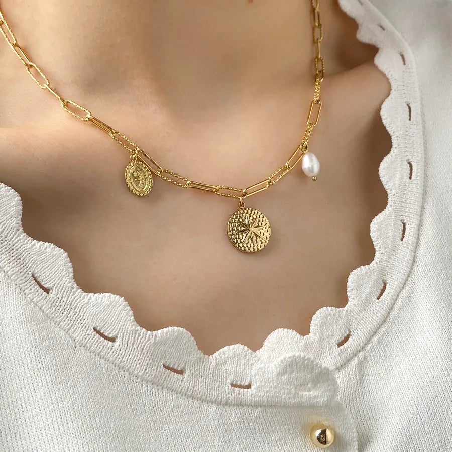 Handmade Natural Stone Layered Necklace