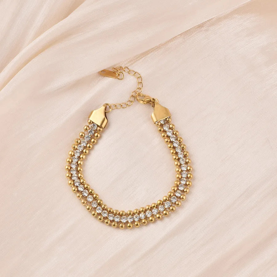 Elegant Diamond Chain Bracelet for Women SL0044