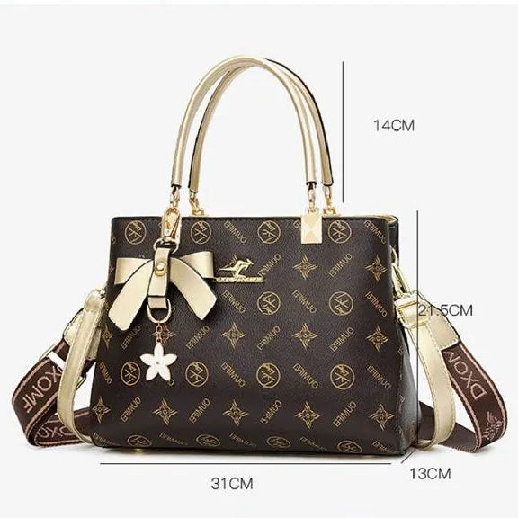 Elegant PU Leather Shoulder Crossbody Handbag