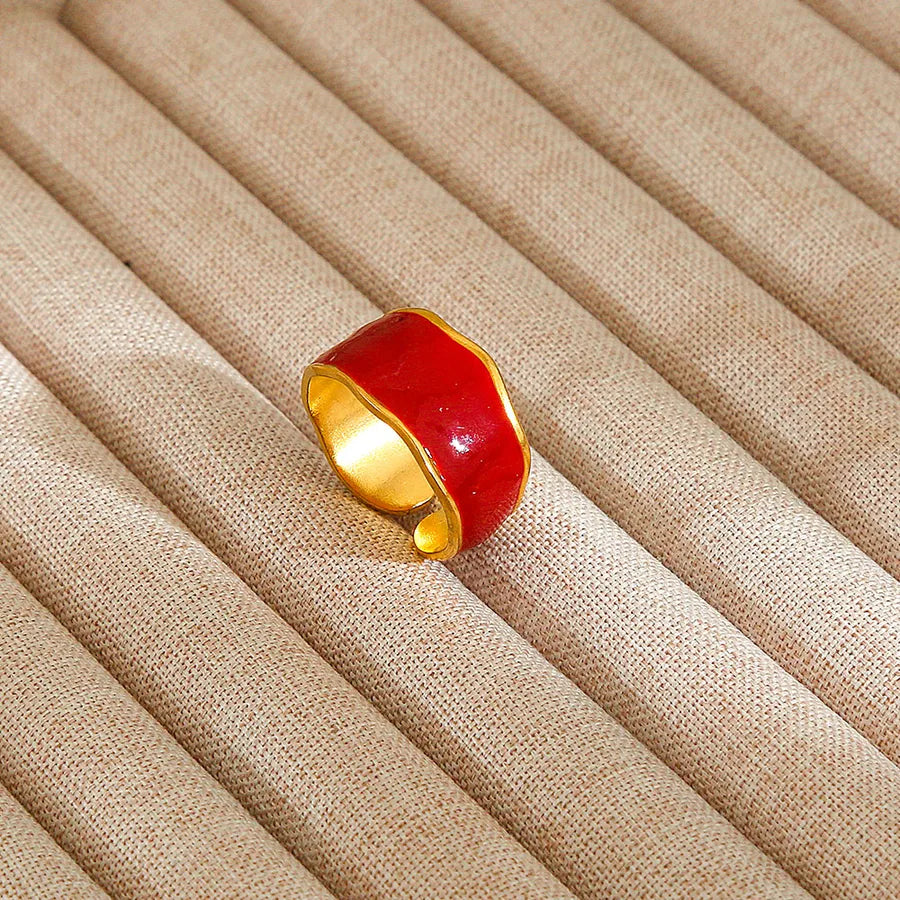 Heart Pattern Stainless Steel Ring 267