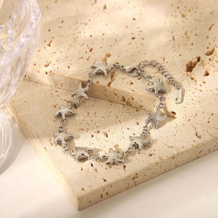 Luxury Titanium Steel Charm Bracelet