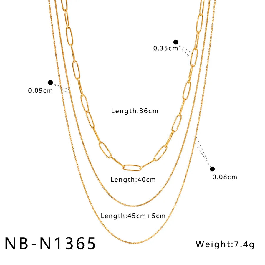 18K Gold Layered Heart & Star Necklace