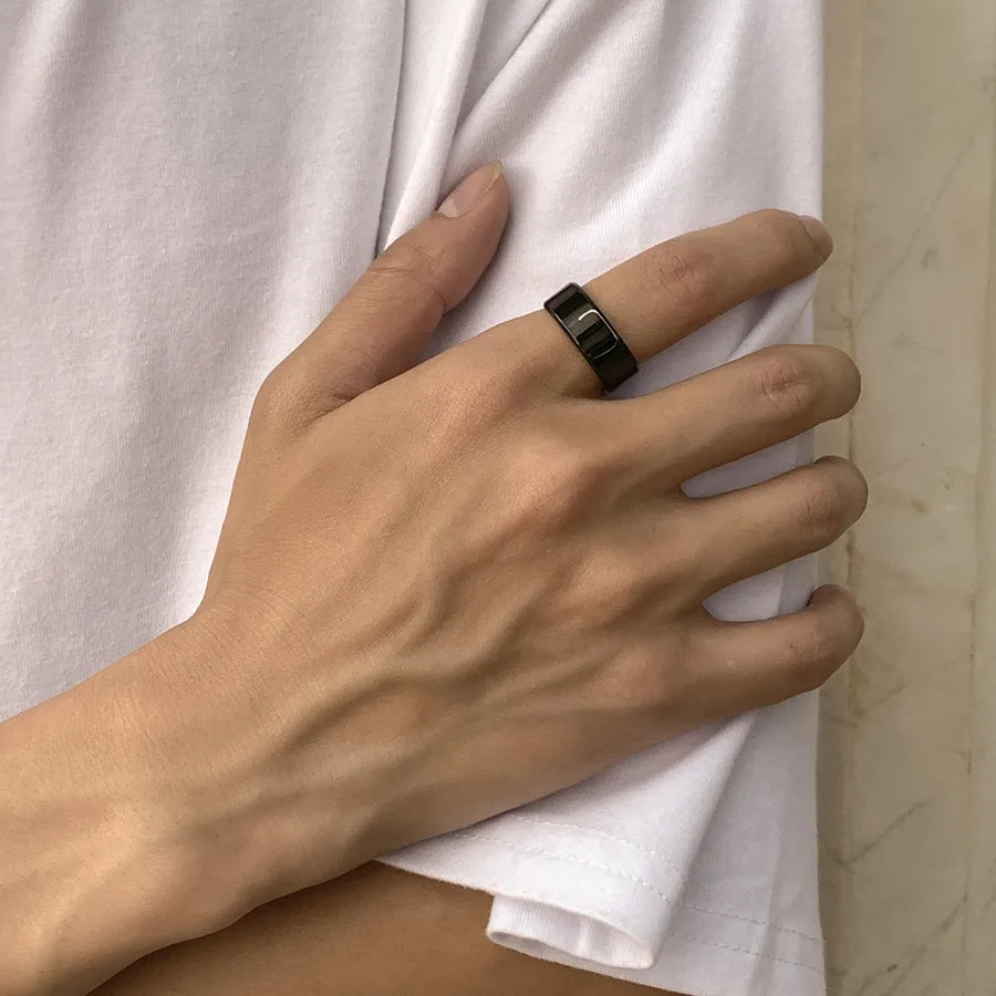 Unisex Titanium Steel Hip-Hop Ring