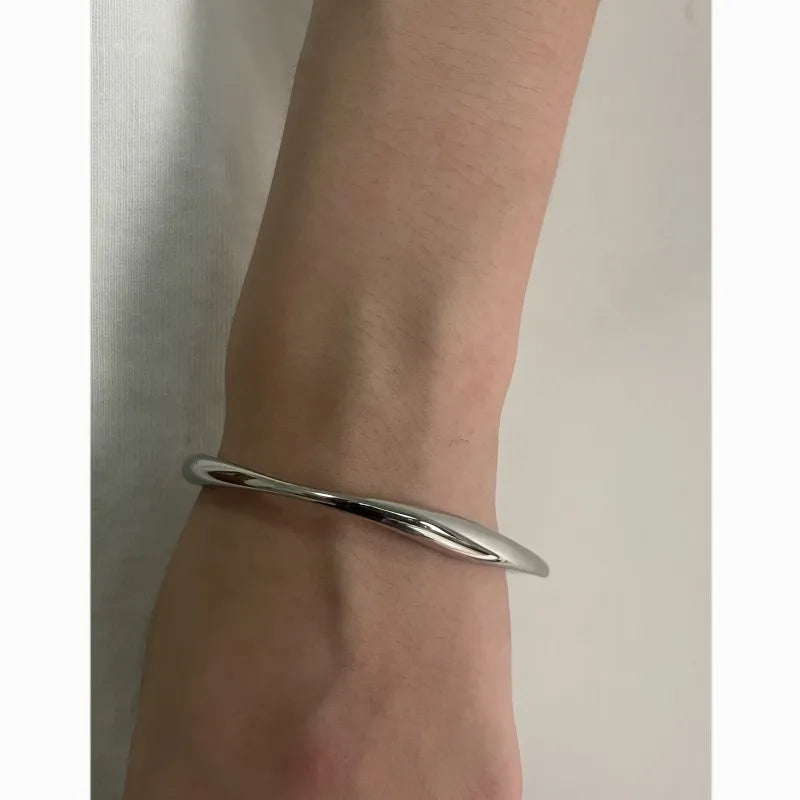 Minimalist Stainless Steel Geometric Bracelet