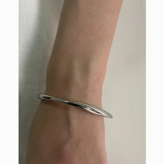 Minimalist Stainless Steel Geometric Bracelet