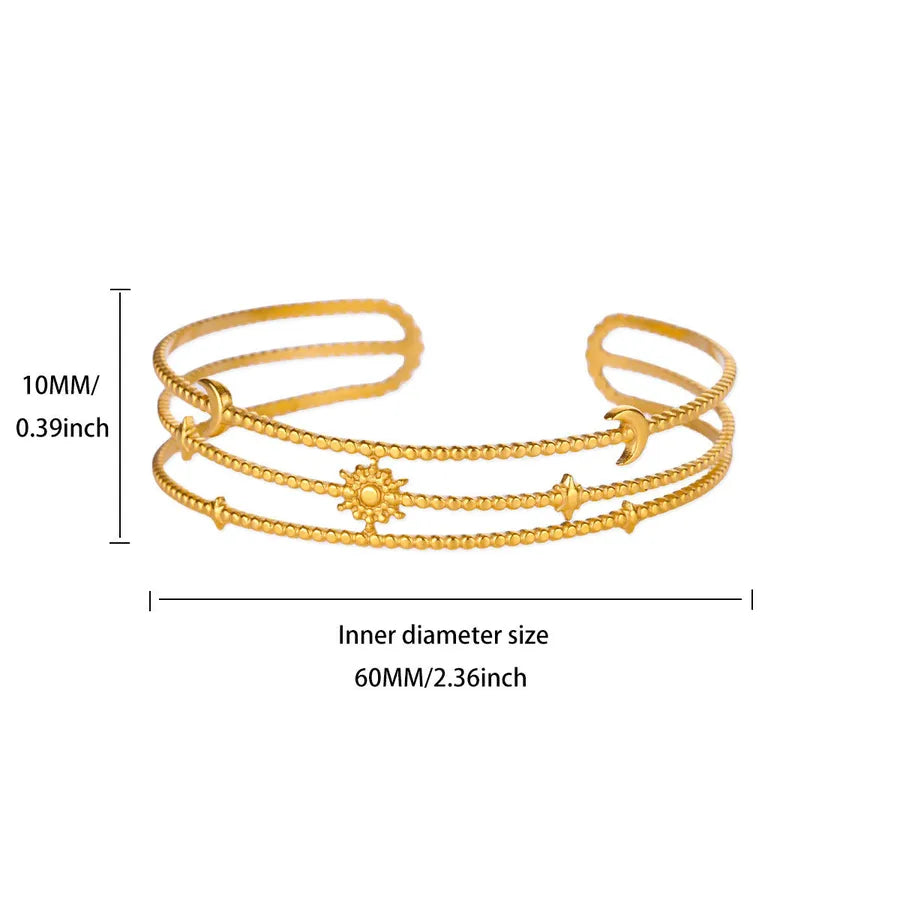 Gold Shell Stainless Steel Bracelet 7
