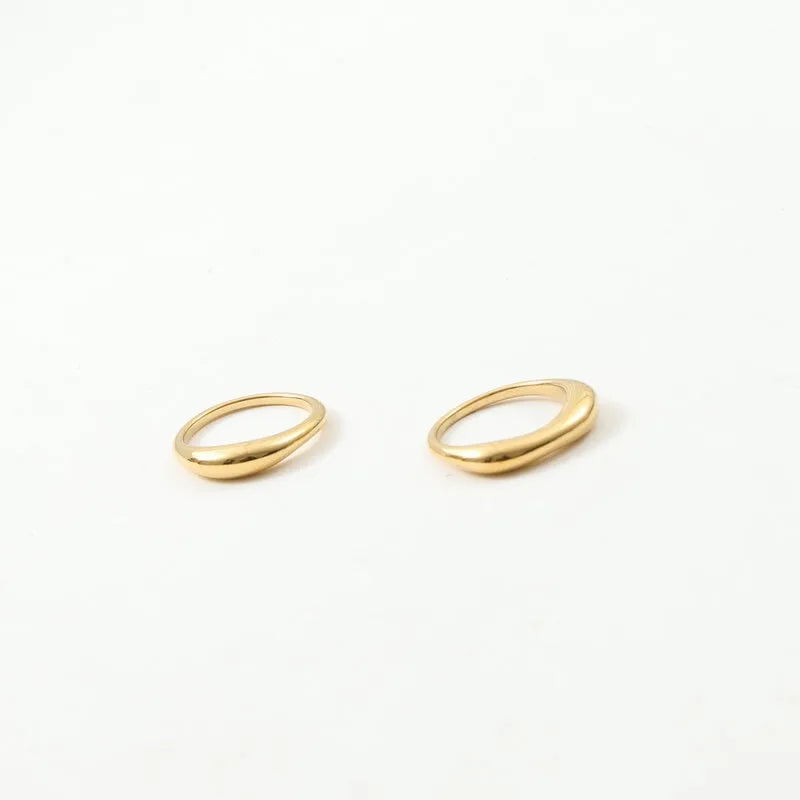 18K Gold Plated Titanium Maternity Couple Ring