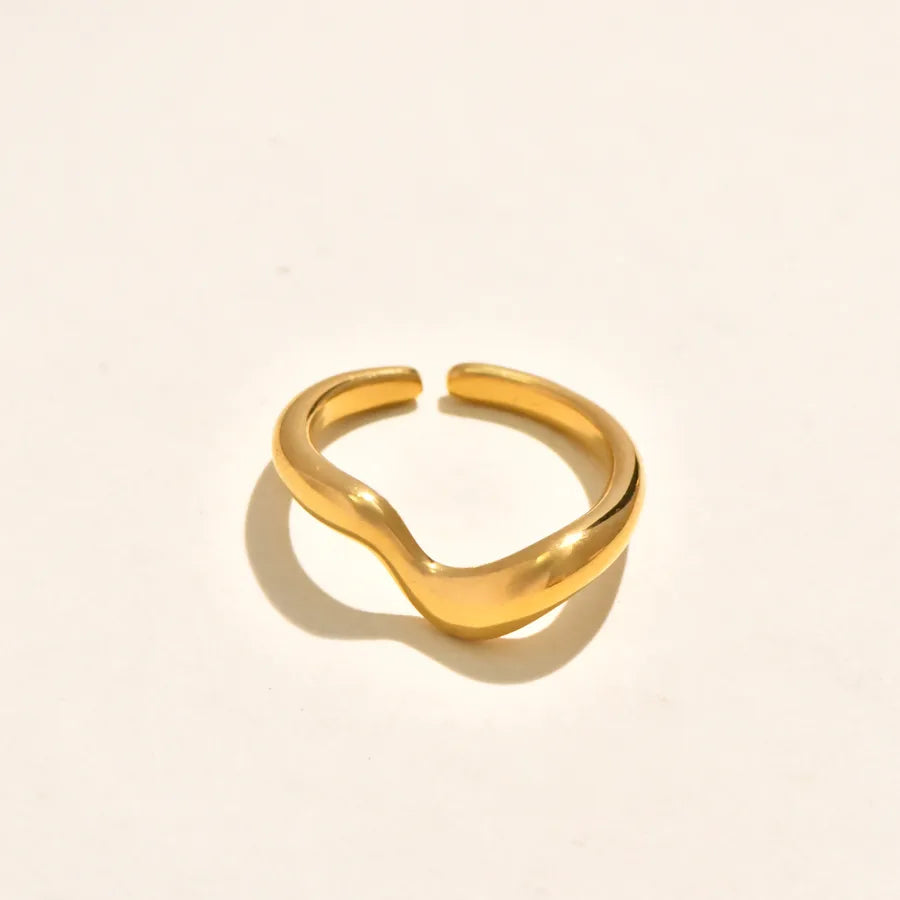 Gold Daisy Butterfly Knot Zircon Ring