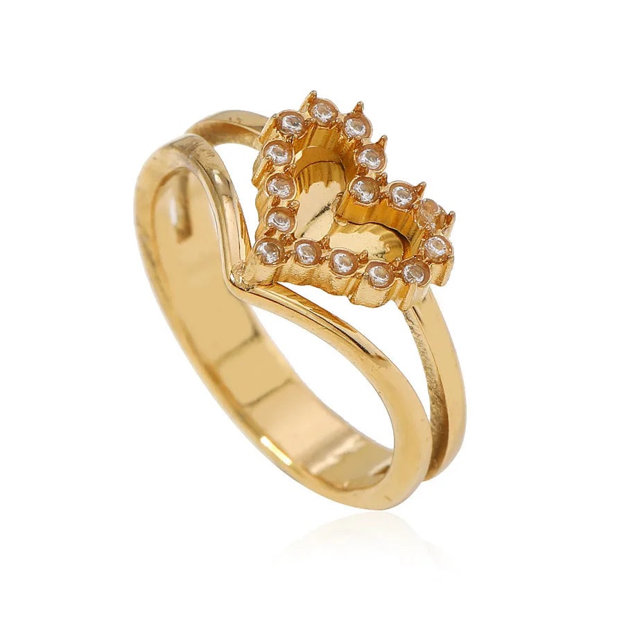 Gold-Plated Zodiac Diamond Ring for Women