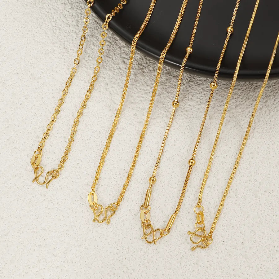 Gold Plated Stainless Steel Chain Bracelet for Women