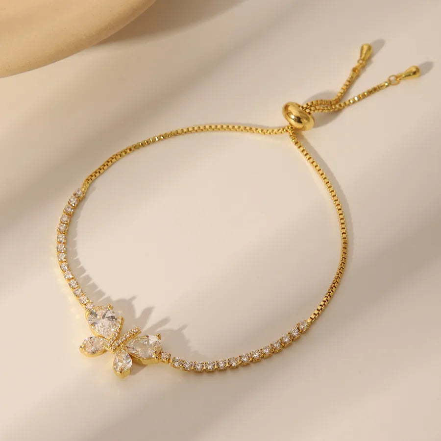 Gold Butterfly Knot Bracelet for Women Style 3