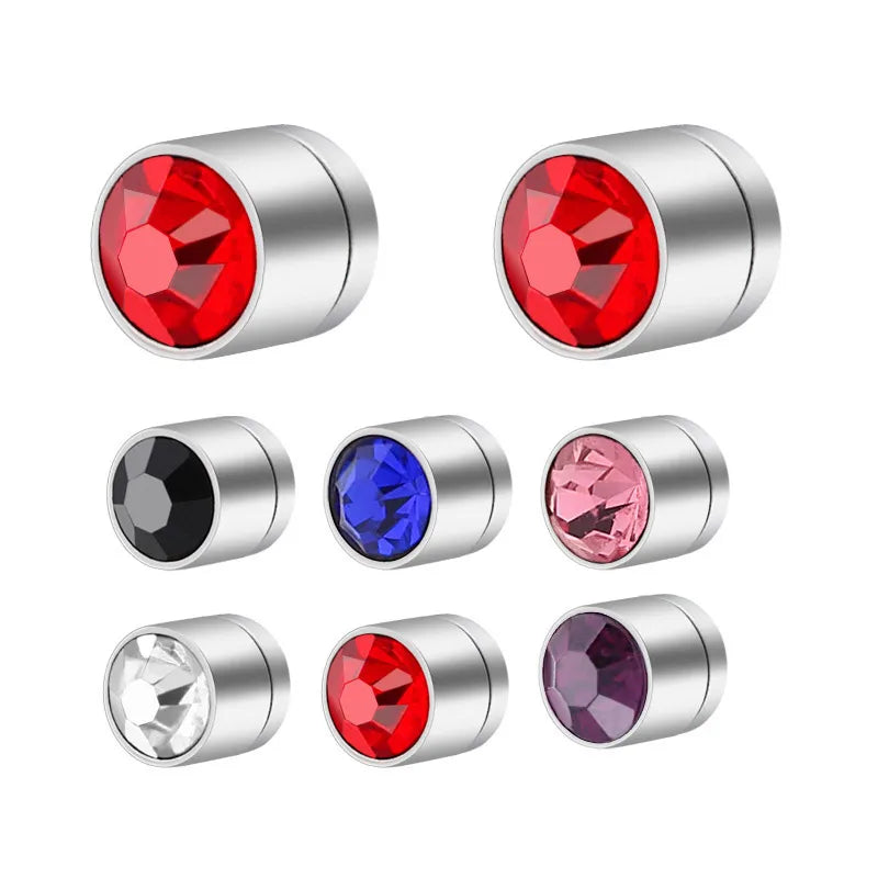 Magnetic Clip-On Geometric Ear Studs