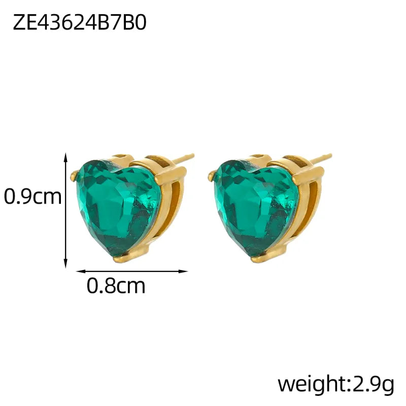 Minimalist Gold Heart Pendant Necklace One Size ZE43624B7B0 9*9*1