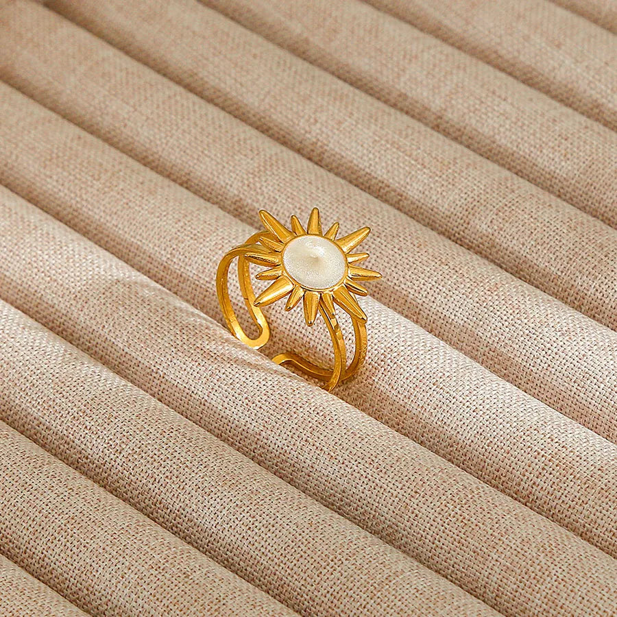 Heart Pattern Stainless Steel Ring 255