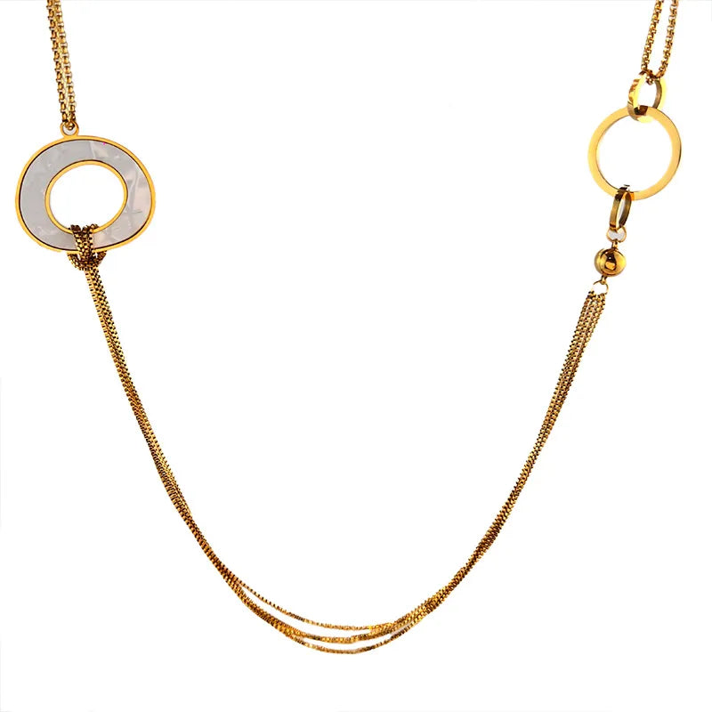 Boho Multi-Layer Gold Shell Necklace