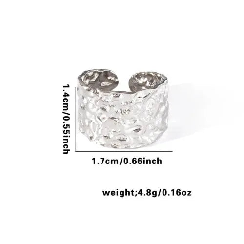 Titanium Steel Fish Tail Ring for Women