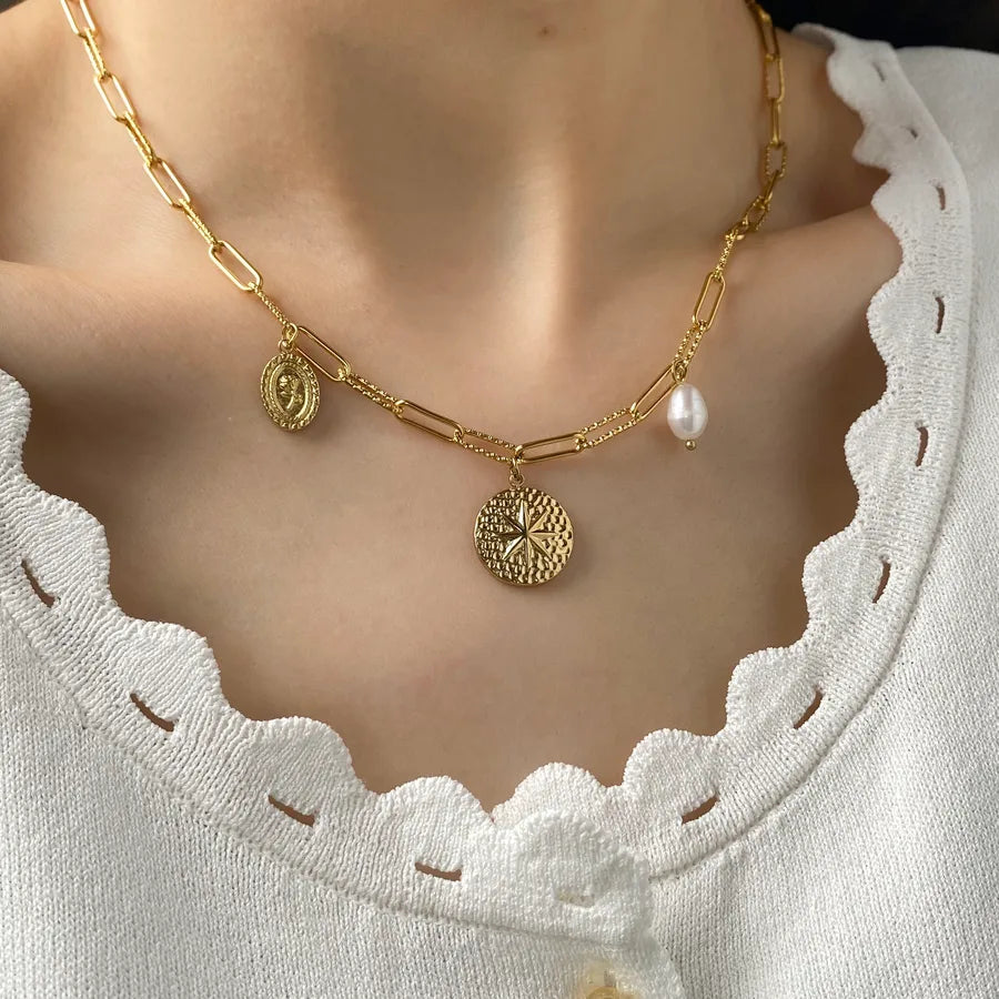 Handmade Natural Stone Layered Necklace