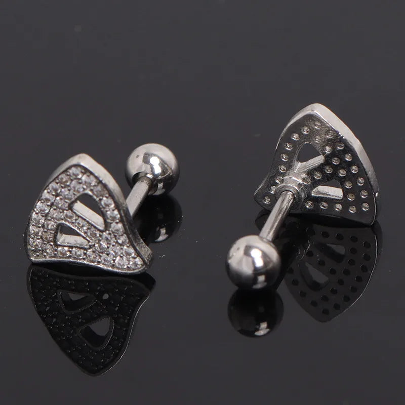 Men's Geometric Stainless Steel Ear Cuff