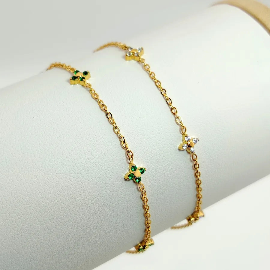 Four Leaf Clover Starry Sky Bracelet