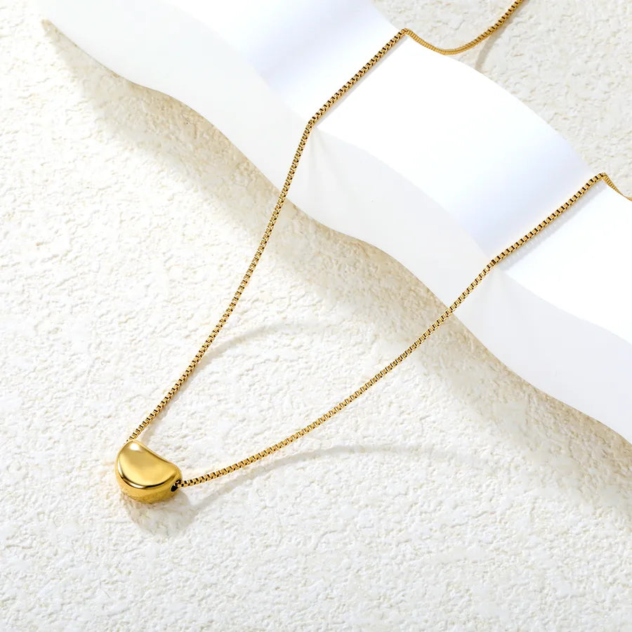 Gold Cross & Heart Stainless Steel Necklace