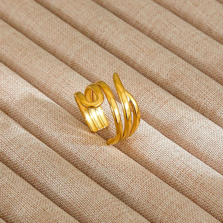 Heart Pattern Stainless Steel Ring 84