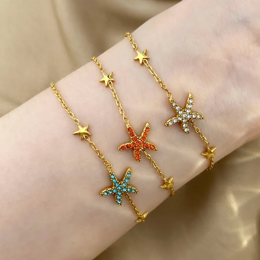 Elegant Gold Plated Titanium Steel Necklace