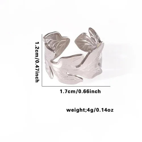 Titanium Steel Fish Tail Ring for Women