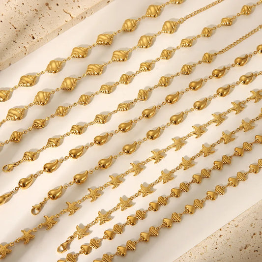 Luxury Titanium Steel Charm Bracelet