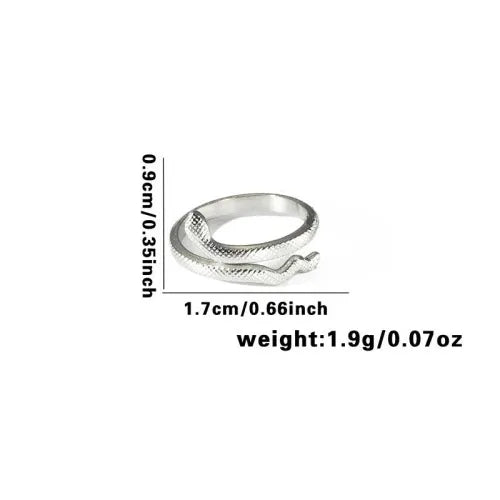 Titanium Steel Fish Tail Ring for Women