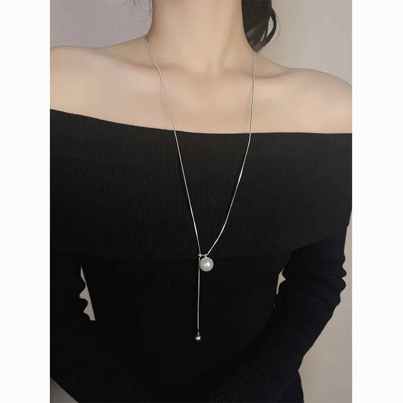 Titanium Steel Heart Pendant Necklace