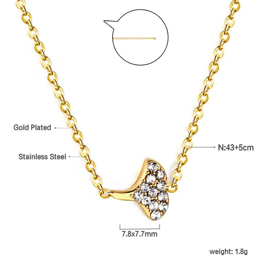 Gold Plated Star Butterfly Heart Pendant Necklace NE2C0502G