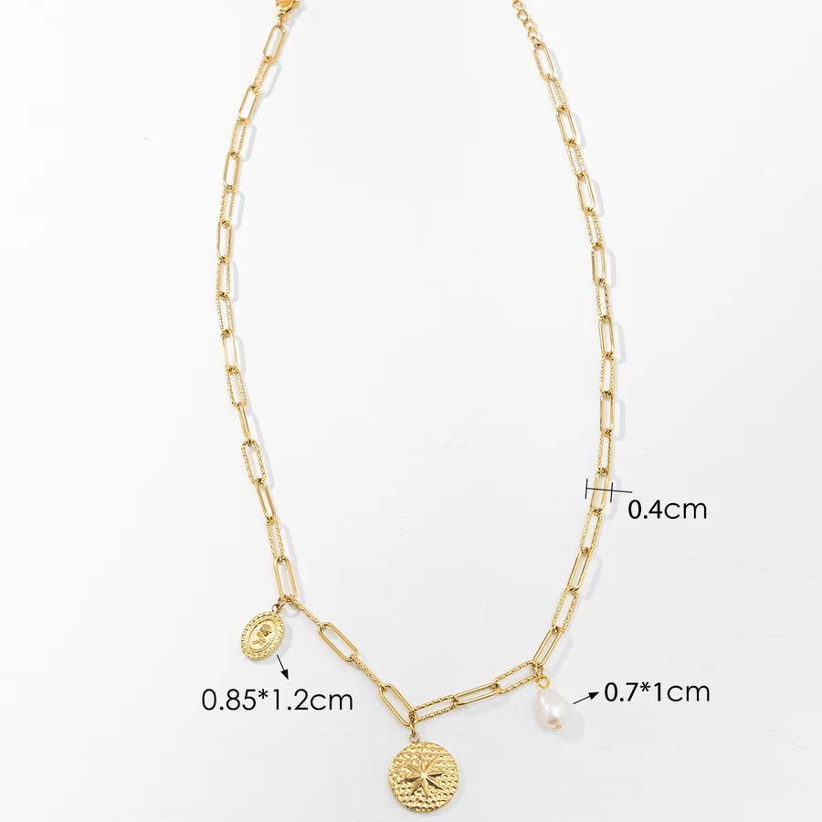 Handmade Natural Stone Layered Necklace FX30201D2G0