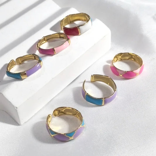 18K Gold Bamboo Knot Open Ring