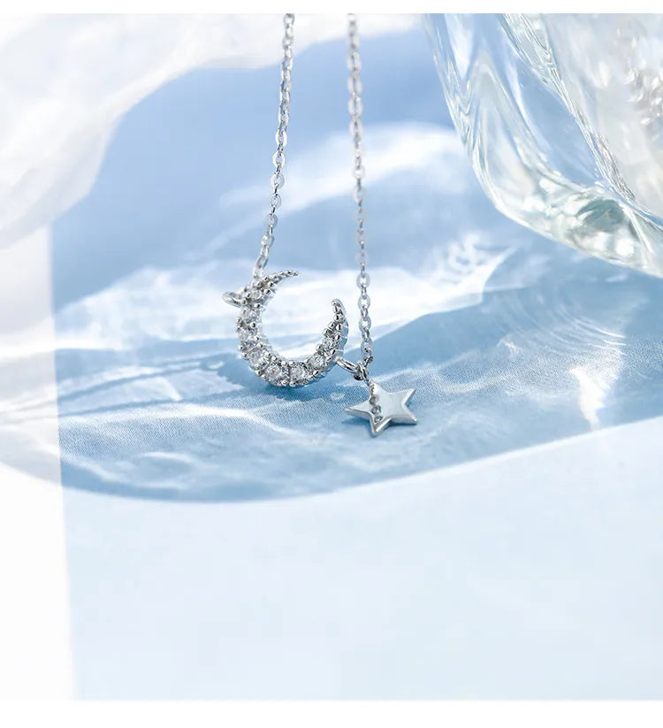 14K Gold Plated Moon & Star Bracelet