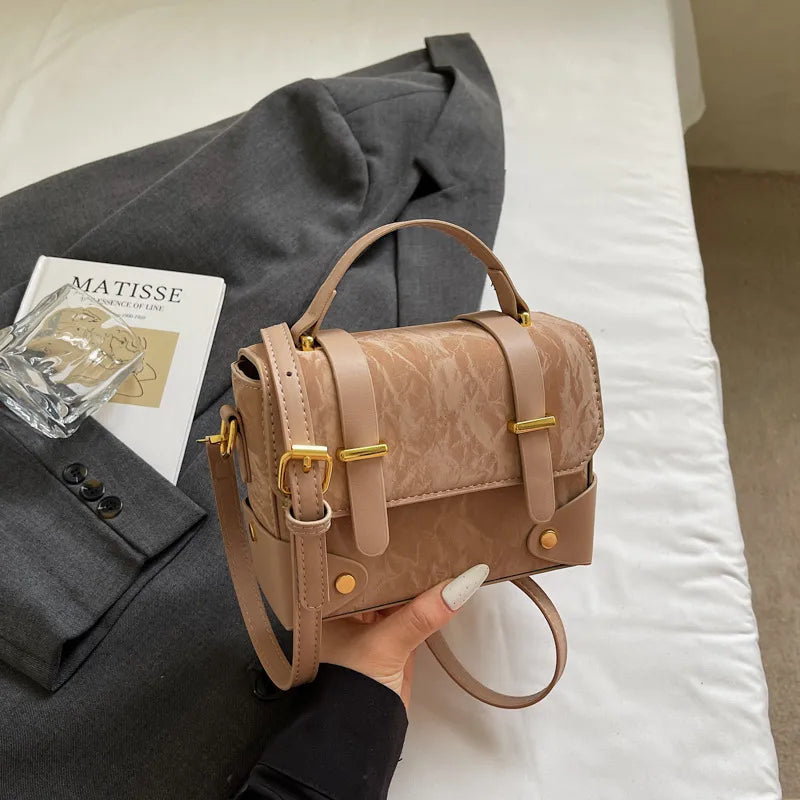 Vintage Square Crossbody Handbag – Autumn Edit - Smiling Maria - Everything For Women