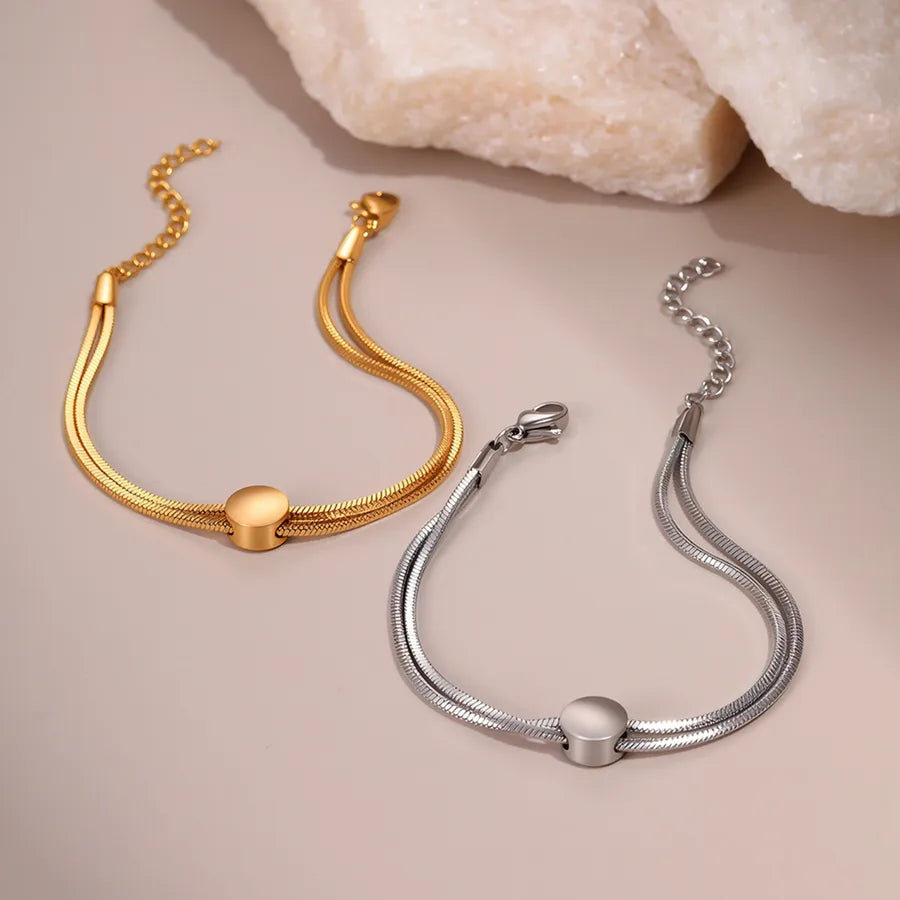 18K Gold Plated Snake Chain Bracelet