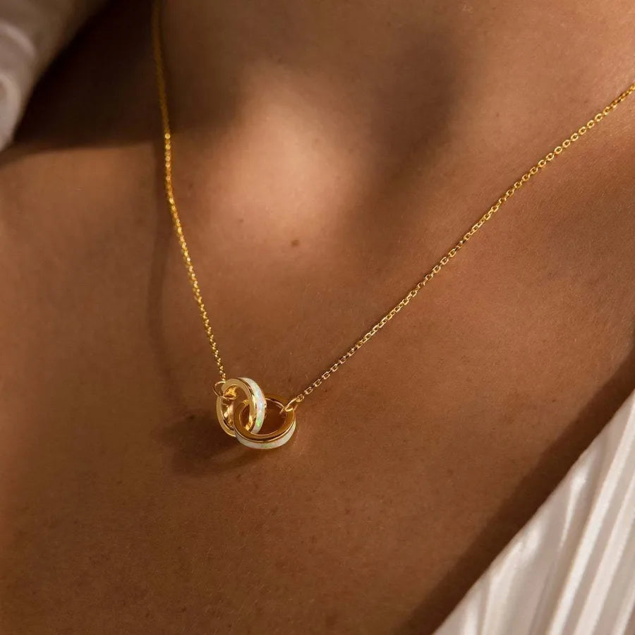 18K Gold PVD Stainless Steel Tropical Necklace