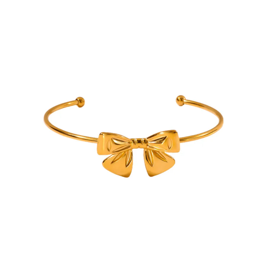 18K Gold Plated Butterfly & Starfish Bracelet